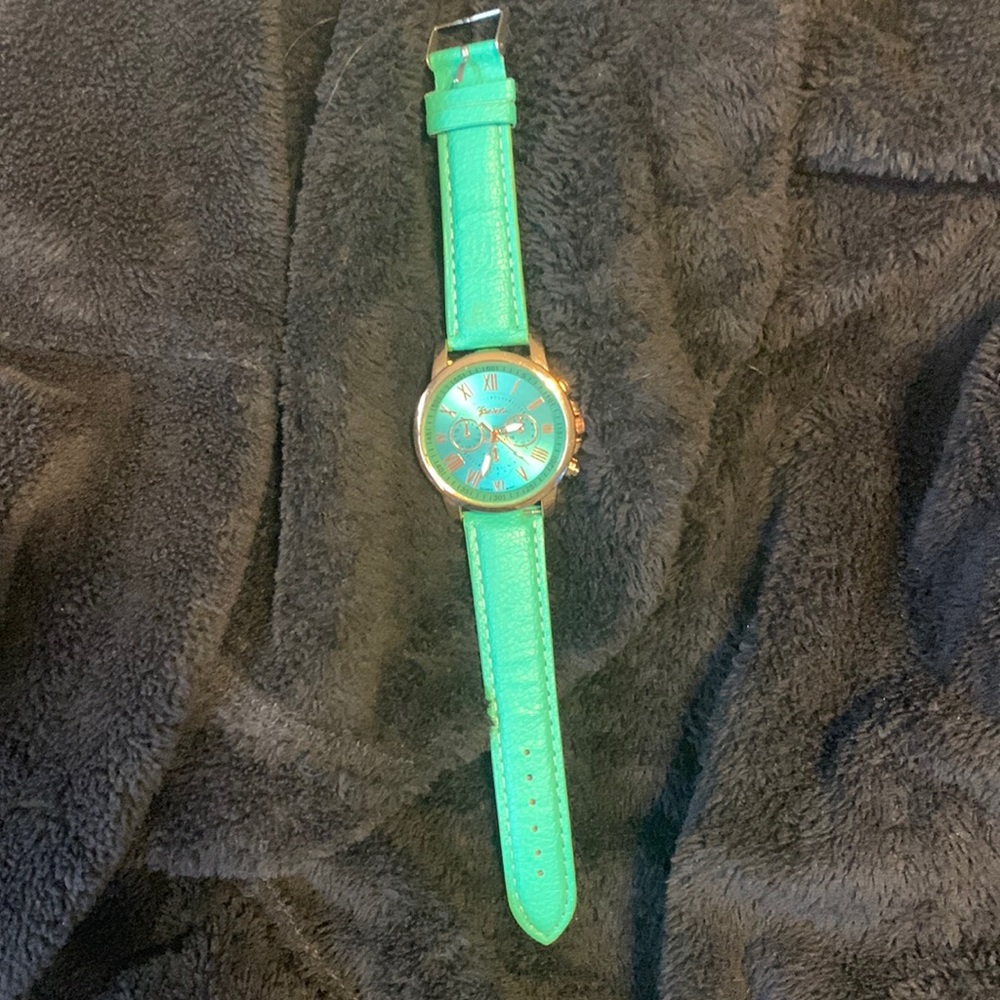 Green Geneva Watch